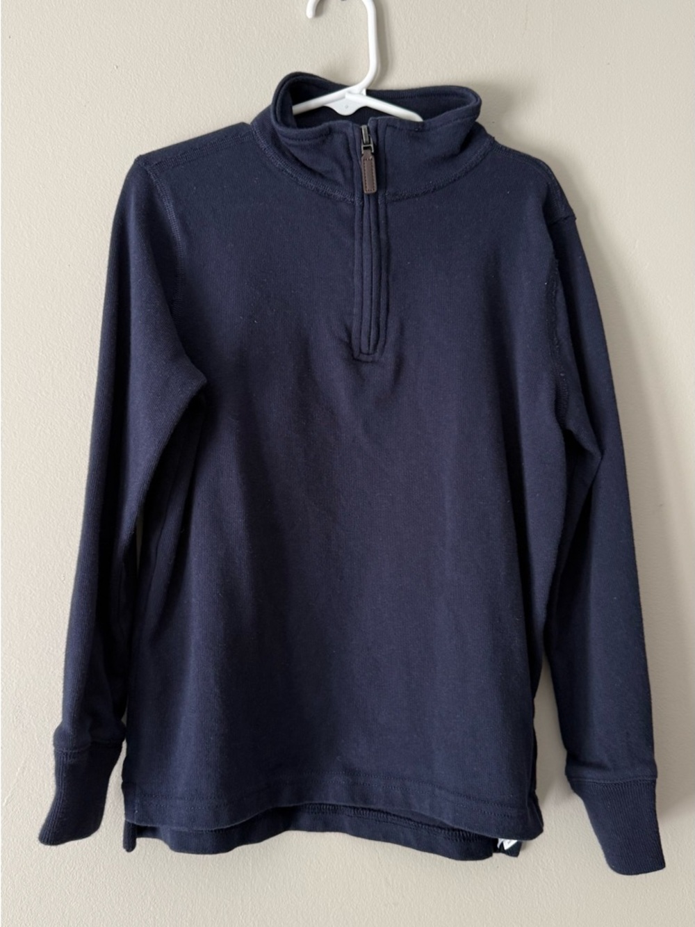 Boys Crewcuts Navy Half-Zip Knit Sweater